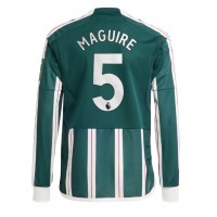 Manchester United Harry Maguire #5 Udebanetrøje 2023-24 Langærmet